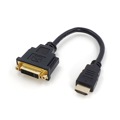 PRG-HMDFC 영상 컨버터 프리즘 DVI to HDMI 변환 젠더 15CM 케이블타입