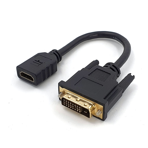 PRG-DMHFC 영상 컨버터 프리즘 HDMI to DVI 변환 젠더 15CM 케이블타입